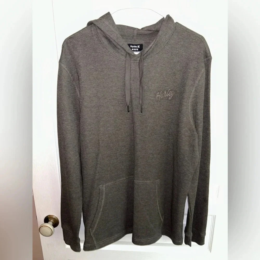 Hurley Waffle Hoodie Shirt. Size medium